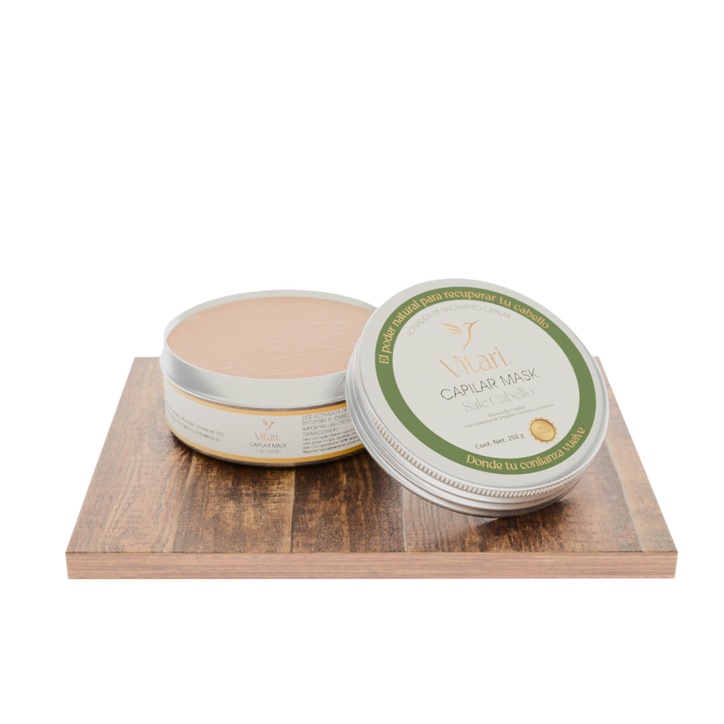 Vitari MR Capilar Mask Sale Cabello | Activador de Crecimiento Capilar