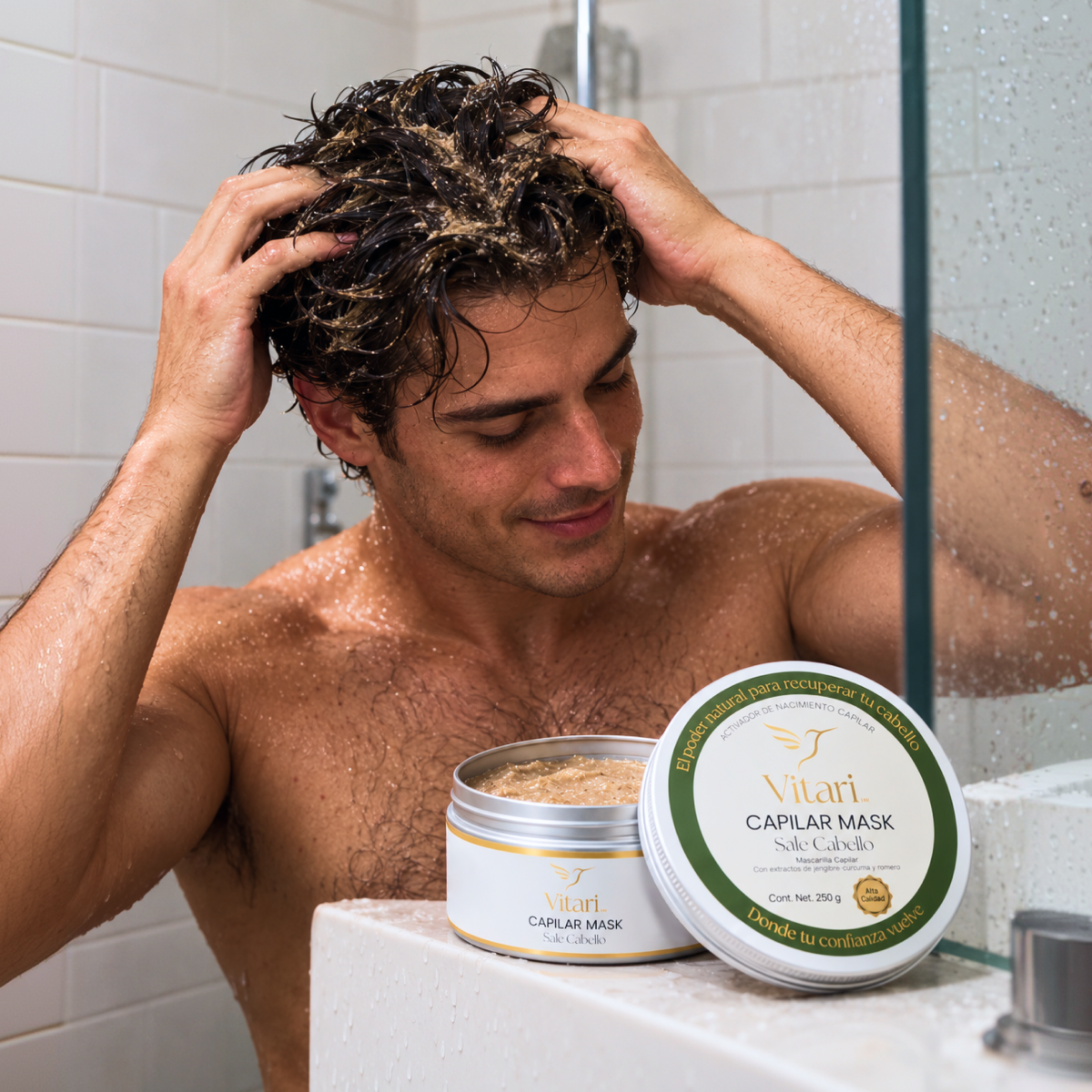 Vitari MR Capilar Mask Sale Cabello | Activador de Crecimiento Capilar